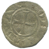 CRUSADER CROSS Authentic Original MEDIEVAL EUROPEAN Coin 0.5g/15mm #AC108.8.D.A - Andere - Europa