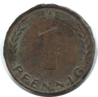 1 PFENNIG 1950 J BRD DEUTSCHLAND Münze GERMANY #AD881.9.D.A - 1 Pfennig