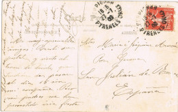 55135. Postal PERPIGNAN (Pyrenees Orientals) 1903. Eglise St. JEAN De Perpignan - Brieven En Documenten
