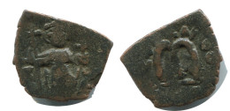 ARAB PSEUDO Authentique ORIGINAL Antique BYZANTIN Pièce 3.3g/24mm #AB371.9.F.A - Byzantinische Münzen