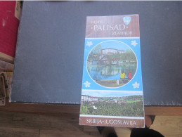Hotel Palisad Zlatibor Srbija Jugoslavija - Toeristische Brochures
