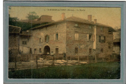 CPA (69) SAINT-ROMAIN-de-POPEY - Aspect Du Moulin En 1909 - Carte Colorisée - Autres & Non Classés
