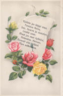 FIORI Vintage Cartolina CPSMPF #PKG026.A - Flowers