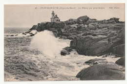 22 . Ploumanach . Le Phare Par Gros Temps . - Ploumanac'h