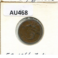 5 CENTS 1966 NIEDERLANDE NETHERLANDS Münze #AU468.D.A - 1948-1980 : Juliana