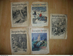 5 Journal Voyages Aventures Terre Mer 1909 1910 Faber Terrier Thevenin Charp à Identifier Localiser 715 653 716 656 713 - 1900 - 1949