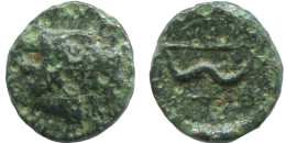 BOW Ancient Authentic GREEK Coin 1g/10mm #SAV1380.11.U.A - Griechische Münzen
