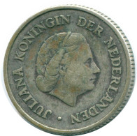 1/4 GULDEN 1962 NETHERLANDS ANTILLES SILVER Colonial Coin #NL11151.4.U.A - Antilles Néerlandaises