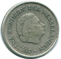 1/4 GULDEN 1962 NETHERLANDS ANTILLES SILVER Colonial Coin #NL11147.4.U.A - Antilles Néerlandaises