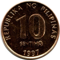 10 CENTIMO 1997 FILIPINAS PHILIPPINES UNC Moneda #M10047.E.A - Filippine
