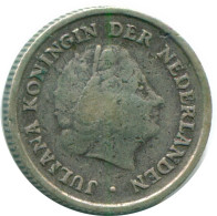 1/10 GULDEN 1956 NIEDERLÄNDISCHE ANTILLEN SILBER Koloniale Münze #NL12120.3.D.A - Antilles Néerlandaises