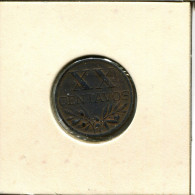 20 CENTAVOS 1958 PORTUGAL Coin #AT279.U.A - Portogallo