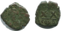 TIBERIUS II CONSTANTINUS FOLLIS BYZANTINISCHE Münze  5.7g/23mm #AB385.9.D.A - Byzantine