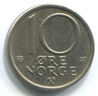 10 ORE 1974 NORVÈGE NORWAY Pièce #WW1070.F.A - Noruega