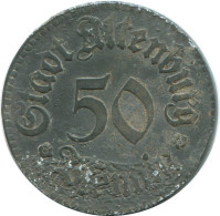 50 PFENNIG 1920 ALTENBURG GERMANY Coin #DE10518.6.U.A - 50 Rentenpfennig & 50 Reichspfennig