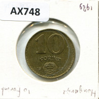 10 FORINT 1989 HUNGRÍA HUNGARY Moneda #AX748.E.A - Hungary