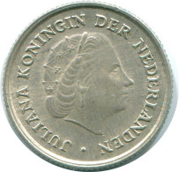 1/10 GULDEN 1963 ANTILLAS NEERLANDESAS PLATA Colonial Moneda #NL12460.3.E.A - Netherlands Antilles