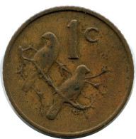 1 CENT 1966 SOUTH AFRICA Coin #AX167.U.A - Zuid-Afrika