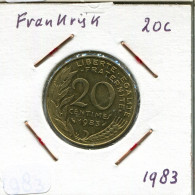 20 CENTIMES 1983 FRANCE Pièce Française #AM864.F.A - 20 Centimes