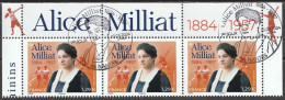 2024 - Y/T 5xxx - OBL 1er JOUR - "JALICE MILLIAT 1884 - 1957" - BLOC 3 ISSU HAUT FEUILLET - Used Stamps