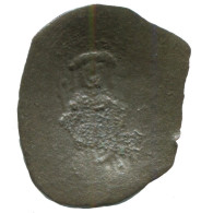 Authentic Original Ancient BYZANTINE EMPIRE Trachy Coin 0.9g/19mm #AG673.4.U.A - Byzantium