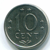 10 CENTS 1978 NIEDERLÄNDISCHE ANTILLEN Nickel Koloniale Münze #S13574.D.A - Antillas Neerlandesas