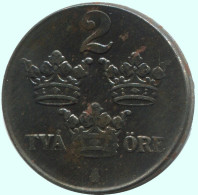 2 ORE 1942 SCHWEDEN SWEDEN Münze #AC735.2.D.A - Suède