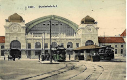 BS BASEL Bundesbahnhof - 16.02.1908 - G. Metz Basel No 26424 - Bazel