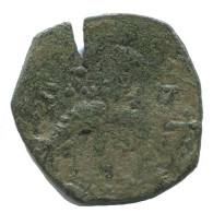 Authentique Original Antique BYZANTIN EMPIRE Trachy Pièce 1.3g/18mm #AG720.4.F.A - Byzantinische Münzen