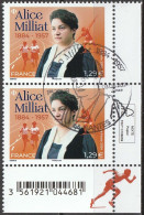 2024 - Y/T 5xxx - OBL 1er JOUR - "JALICE MILLIAT 1884 - 1957" - BLOC 2 ISSU FEUILLET - Used Stamps