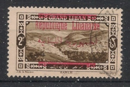 GRAND LIBAN - 1928 - N°YT. 111 - Zahle 2pi Sépia - Oblitéré / Used - Gebruikt