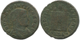 LATE ROMAN IMPERIO Follis Antiguo Auténtico Roman Moneda 2.2g/18mm #ANT1964.7.E.A - The End Of Empire (363 AD To 476 AD)