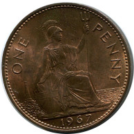 PENNY 1967 UK GREAT BRITAIN Coin #BB037.U.A - D. 1 Penny