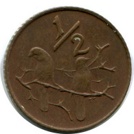 1/2 CENT 1970 AFRIQUE DU SUD SOUTH AFRICA Pièce #AX170.F.A - South Africa