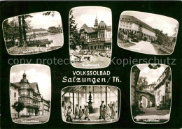 72633326 Bad Salzungen Kurhaus Am Burgsee Gradierwerk Malerwinkel Fachwerkhaus B - Bad Salzungen