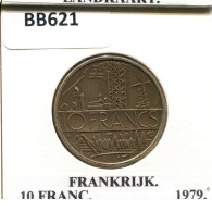 10 FRANCS 1979 FRANKREICH FRANCE Französisch Münze #BB621.D.A - 10 Francs