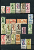 REUNION  187/232 SAUF 189 FRANCE LIBRE   LUXE NEUF SANS CHARNIERE DONT VALEURS AVEC TACHE SU RLE F - Unused Stamps