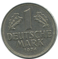 1 DM 1974 J WEST & UNIFIED GERMANY Coin #AG323.3.U.A - 1 Mark
