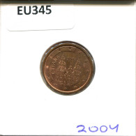 2 EURO CENTS 2004 ESPAÑA Moneda SPAIN #EU345.E.A - Spanien