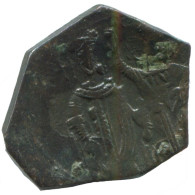 Auténtico Original Antiguo BYZANTINE IMPERIO Moneda 1.1g/16mm #AG745.4.E.A - Byzantine