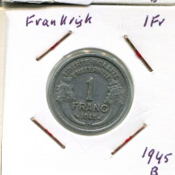 1 FRANC 1945 B FRANCIA FRANCE Moneda #AM548.E.A - 1 Franc
