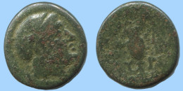 AMPHORA Authentique ORIGINAL GREC ANCIEN Pièce 3.8g/17mm #AG023.12.F.A - Griechische Münzen