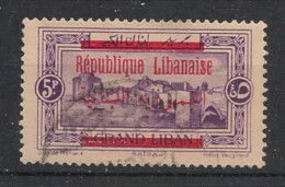 GRAND LIBAN - 1928 - N°YT. 112 - Saida 5pi Violet - Oblitéré / Used - Usados