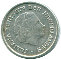1/10 GULDEN 1960 NETHERLANDS ANTILLES SILVER Colonial Coin #NL12259.3.U.A - Antilles Néerlandaises