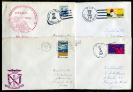 USA Schiffspost, Navire, Paquebot, Ship Letter, USS Northampton, Little Rock, Arcturus, Denebola - Poststempel