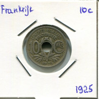 10 CENTIMES 1925 FRANCIA FRANCE Moneda #AM792.E.A - 10 Centimes