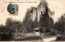 N°2831 W -cpa Sancoins -ruines Du Vieux Château- - Sancoins