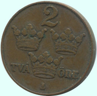 2 ORE 1923 SWEDEN Coin #AC845.2.U.A - Schweden