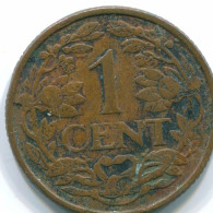 1 CENT 1954 ANTILLES NÉERLANDAISES Bronze Fish Colonial Pièce #S11009.F.A - Netherlands Antilles