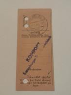 Coupon, Oblitéré Luxembourg 1943 - Briefe U. Dokumente